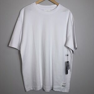 Reserved Supply Mens Oversize Fit Tshirt Streetwear Size Medium White NWT